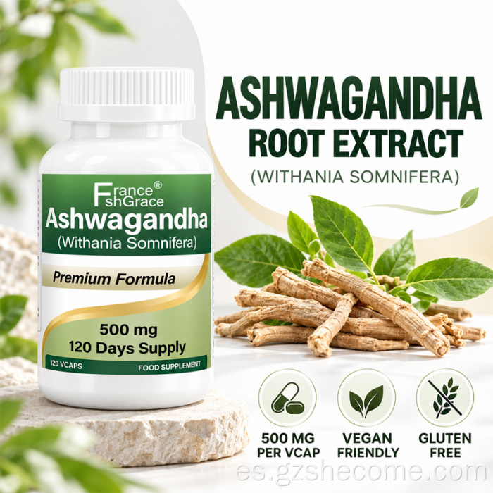 Shecome Ashwagandha apoya la relajación India cápsulas